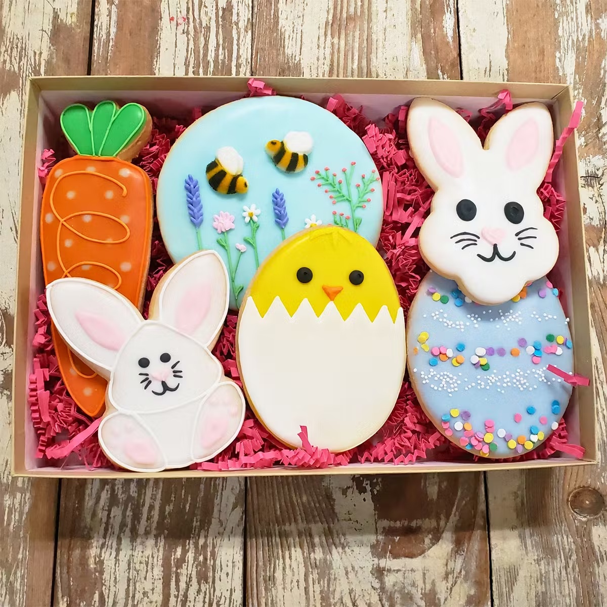Assorted Easter Cookies - 6 Pack