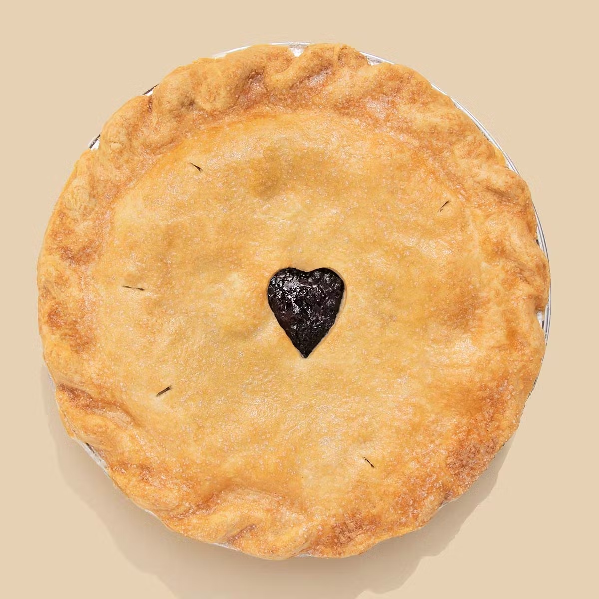 Double Crust Blueberry Pie (Vegan)
