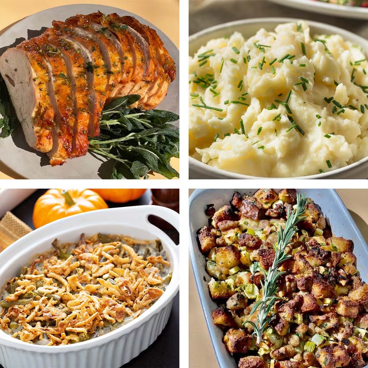 Holiday Turkey Dinner for 4