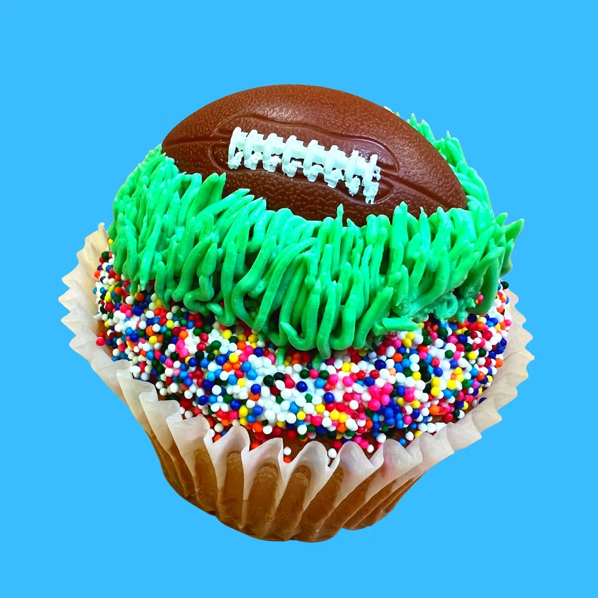 Game Day Football Cupcakes - 12 Pack