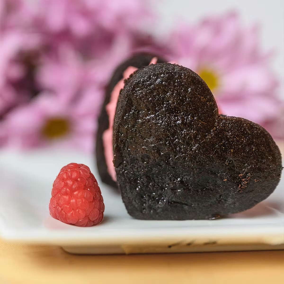 Gluten-Free & Vegan Mother's Day Raspberry Chocolate Whoopie Pie - 12 Pack