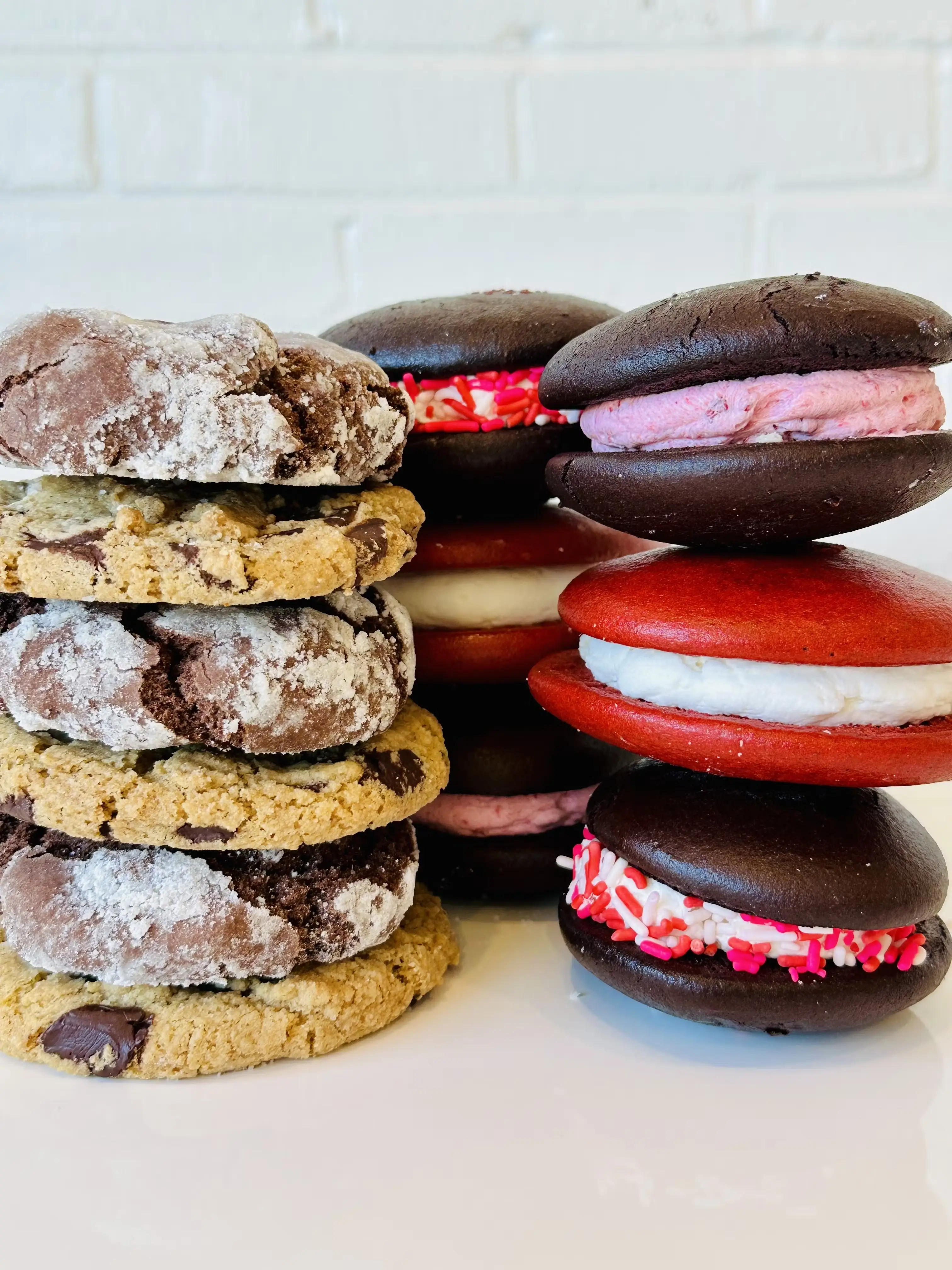 Gluten Free & Vegan Valentine's Day Whoopie Pie & Cookie Combo