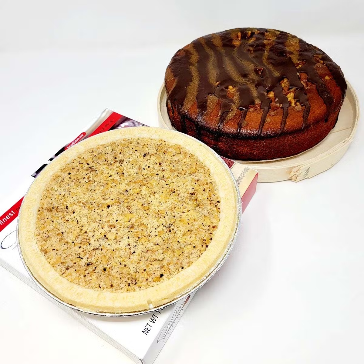 Derby Pie + Bourbon Barrel Cake Combo