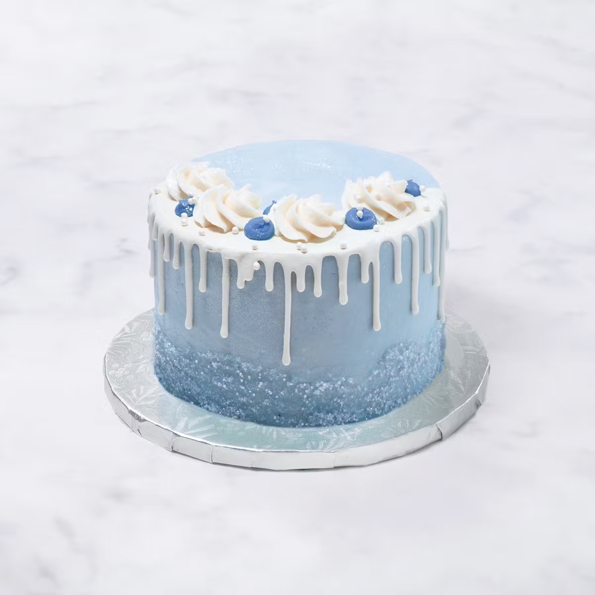 Winter Wonderland Layer Sprinkle Cake