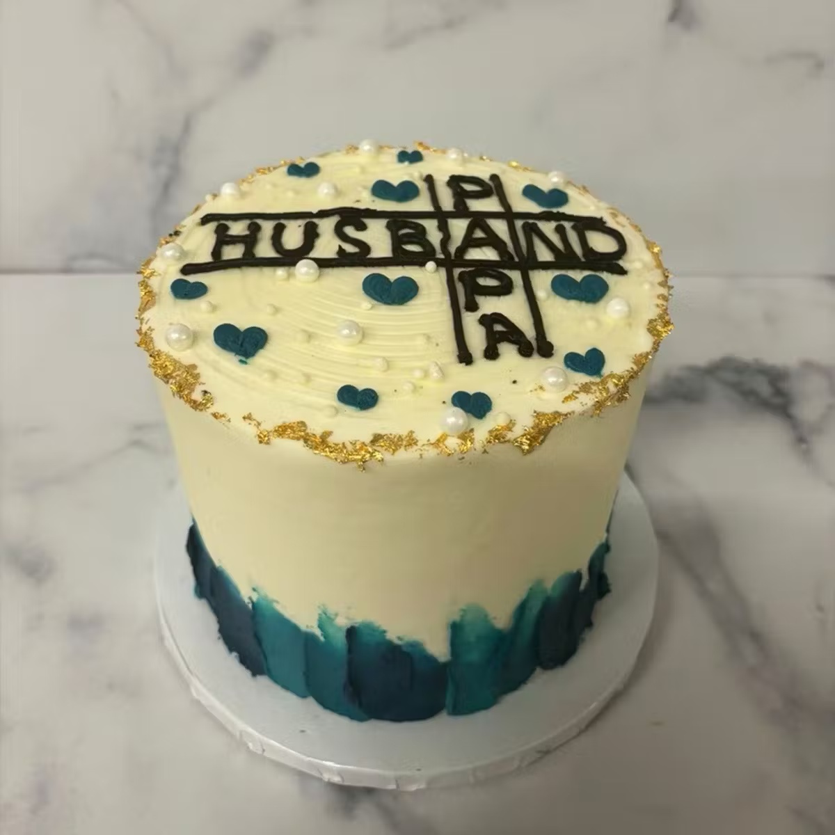 "Husband & Papa" Father's Day Cake