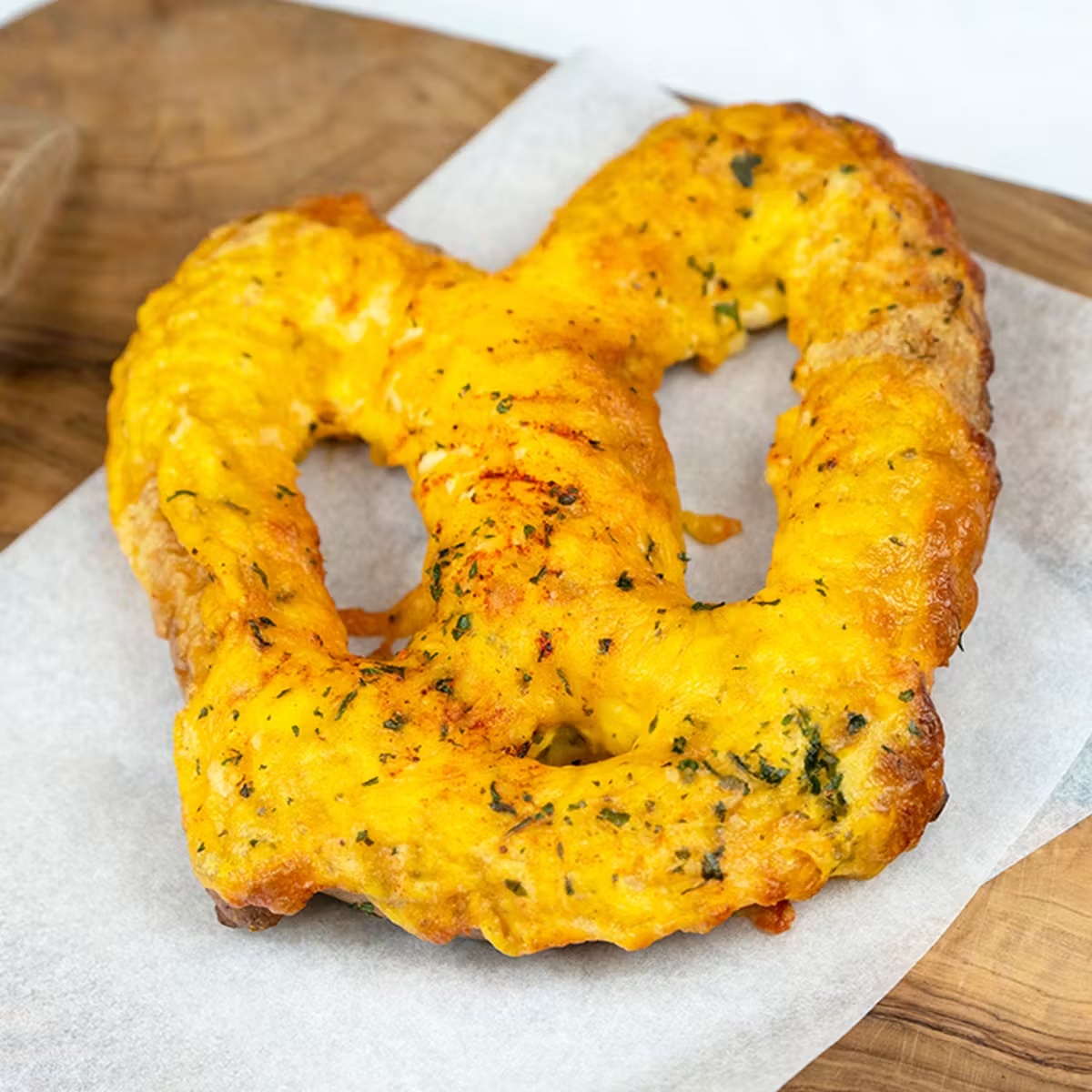 Cheddar Crab Pretzels