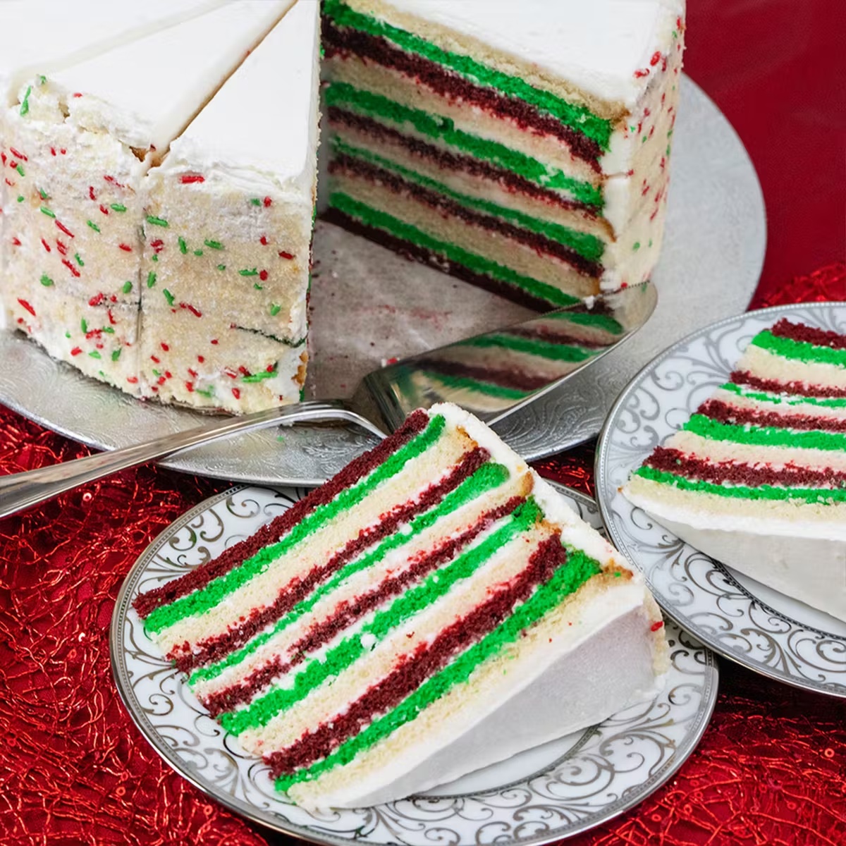 Holiday Smith Island Cake
