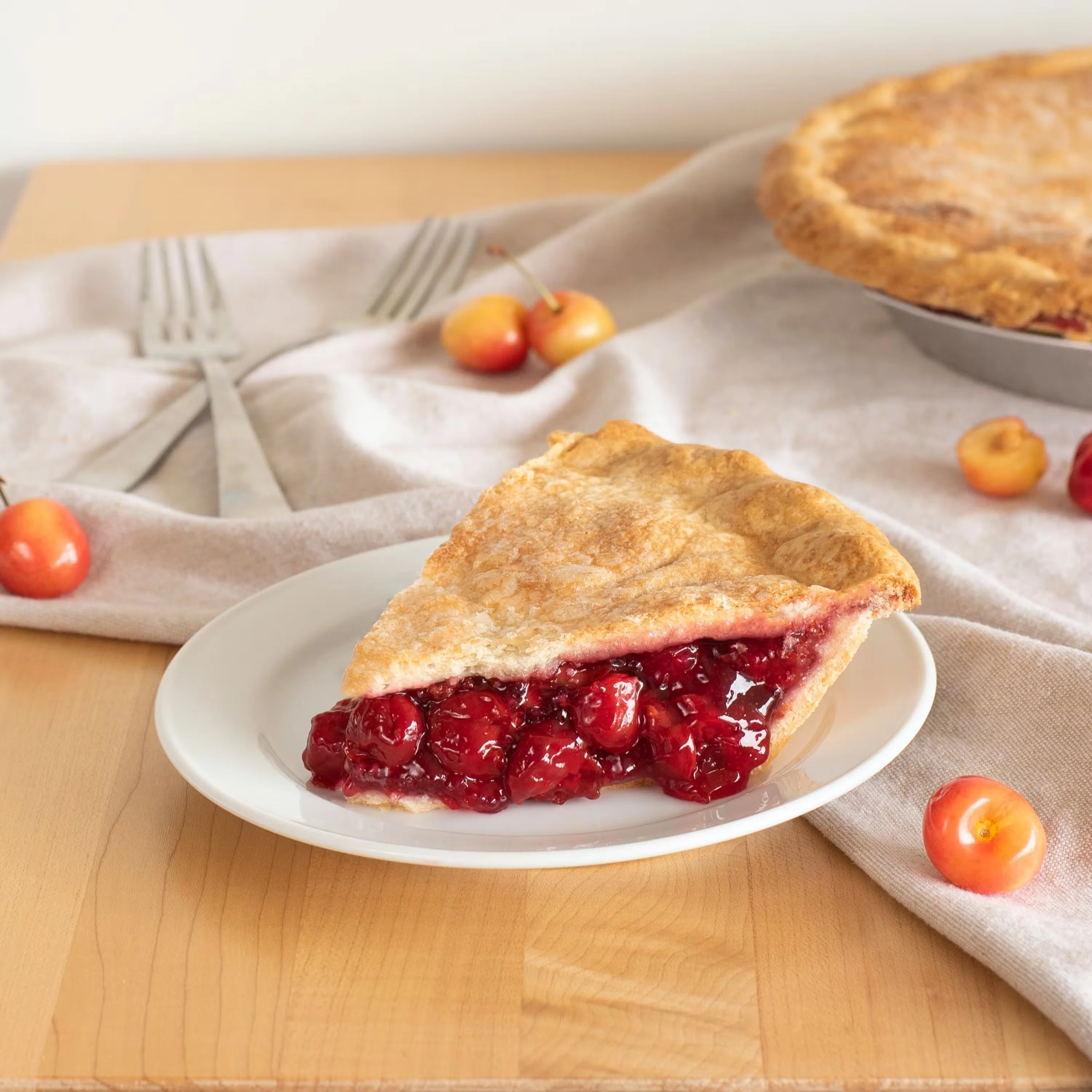 Double Crust Cherry Pie (Vegan)