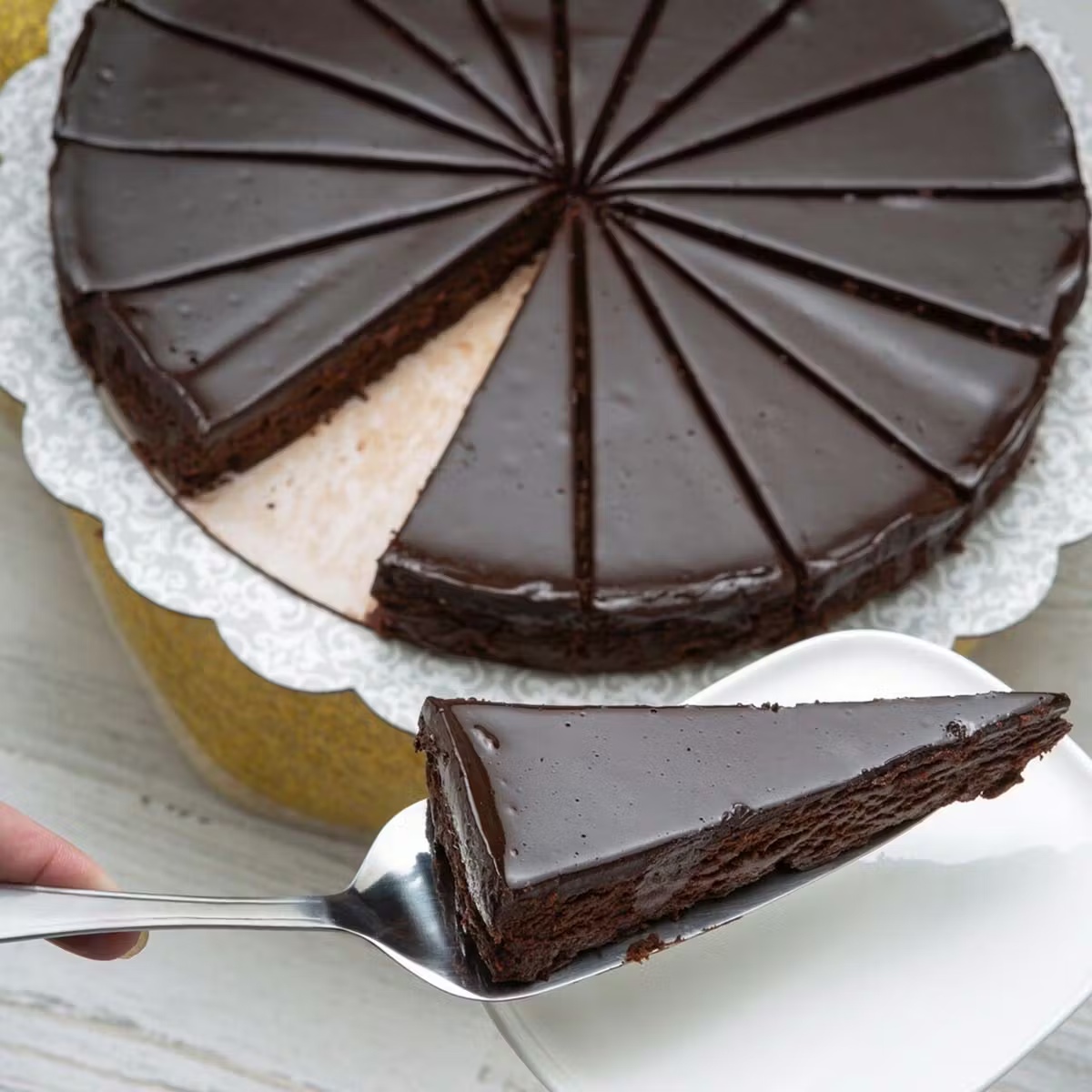 Flourless Chocolate Truffle Cake
