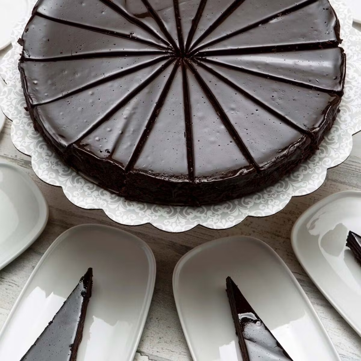 Flourless Chocolate Truffle Cake