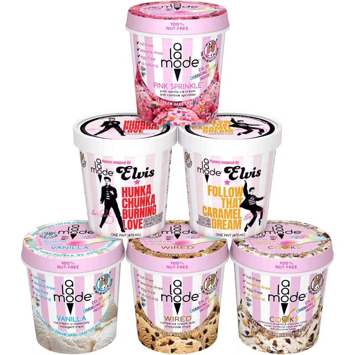 Elvis Ice Cream Sampler - 6 Pints