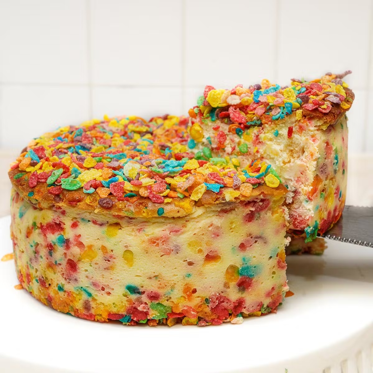 Fruity Pebbles Cheesecake