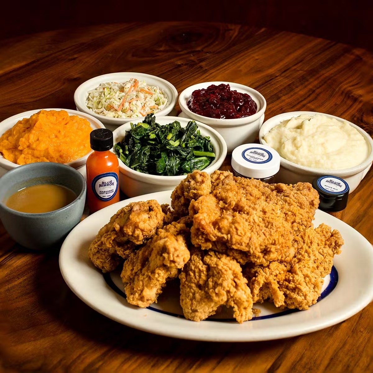 "The Holiday Coop" Complete Fried Chicken Dinner for 4