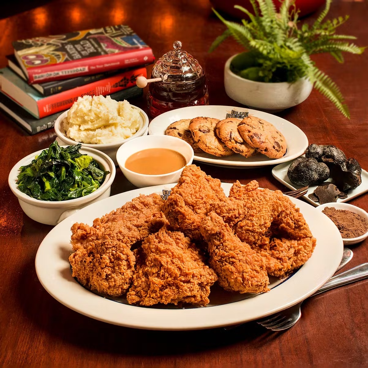 "To Mom, With Love" Mother's Day Truffle Fried Chicken Dinner for 4