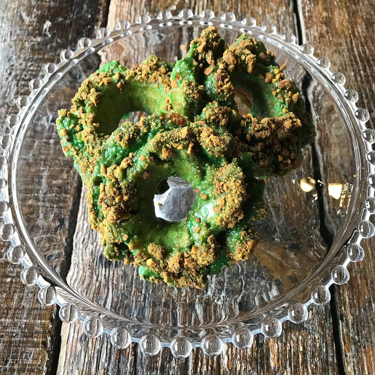Sicilian Pistachio Old Fashioned Donuts - 12 Pack