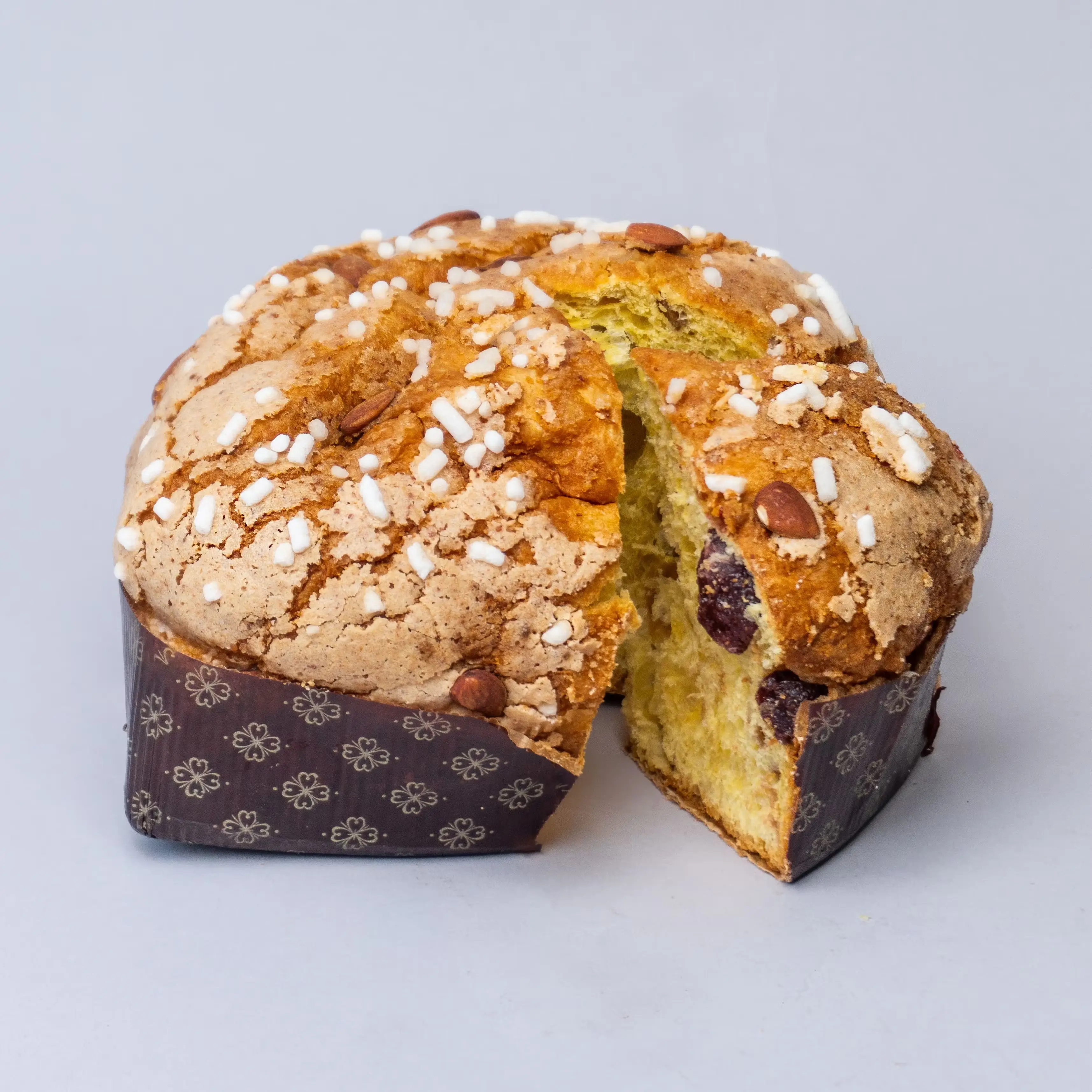 Egg-Shaped Lemon & Strawberry Colomba Easter Bread
