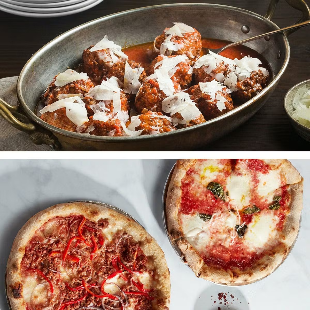 Neapolitan Pizza + Meatballs Combo Pack