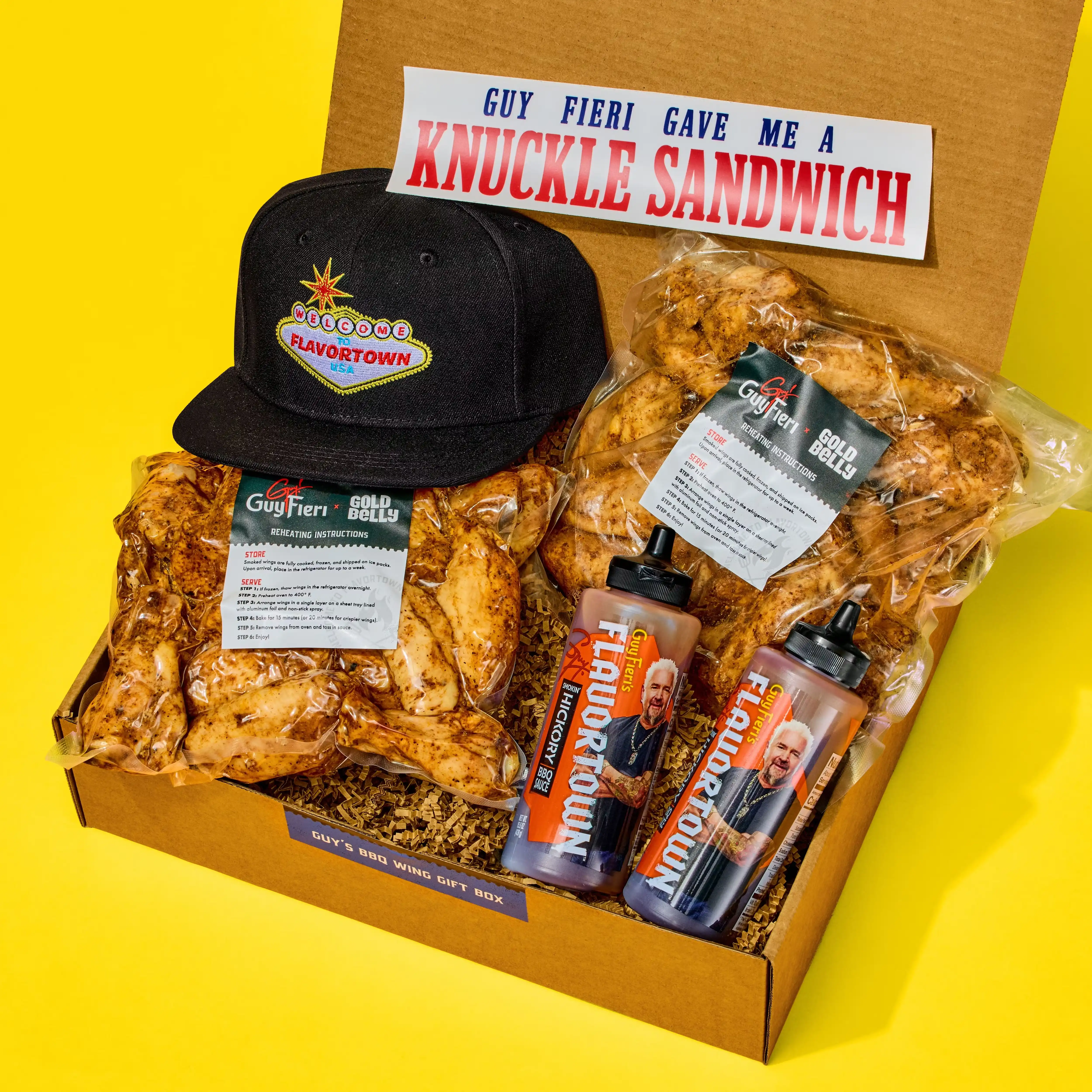 Guy Fieri Wings + BBQ Sauce Gift Set