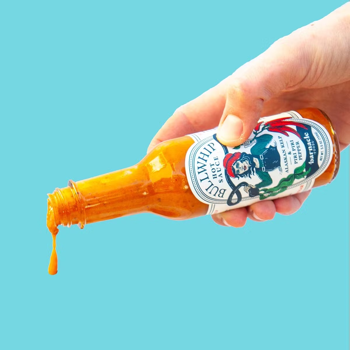 Bullwhip Kelp & Piri Piri Hot Sauce - 6 Pack