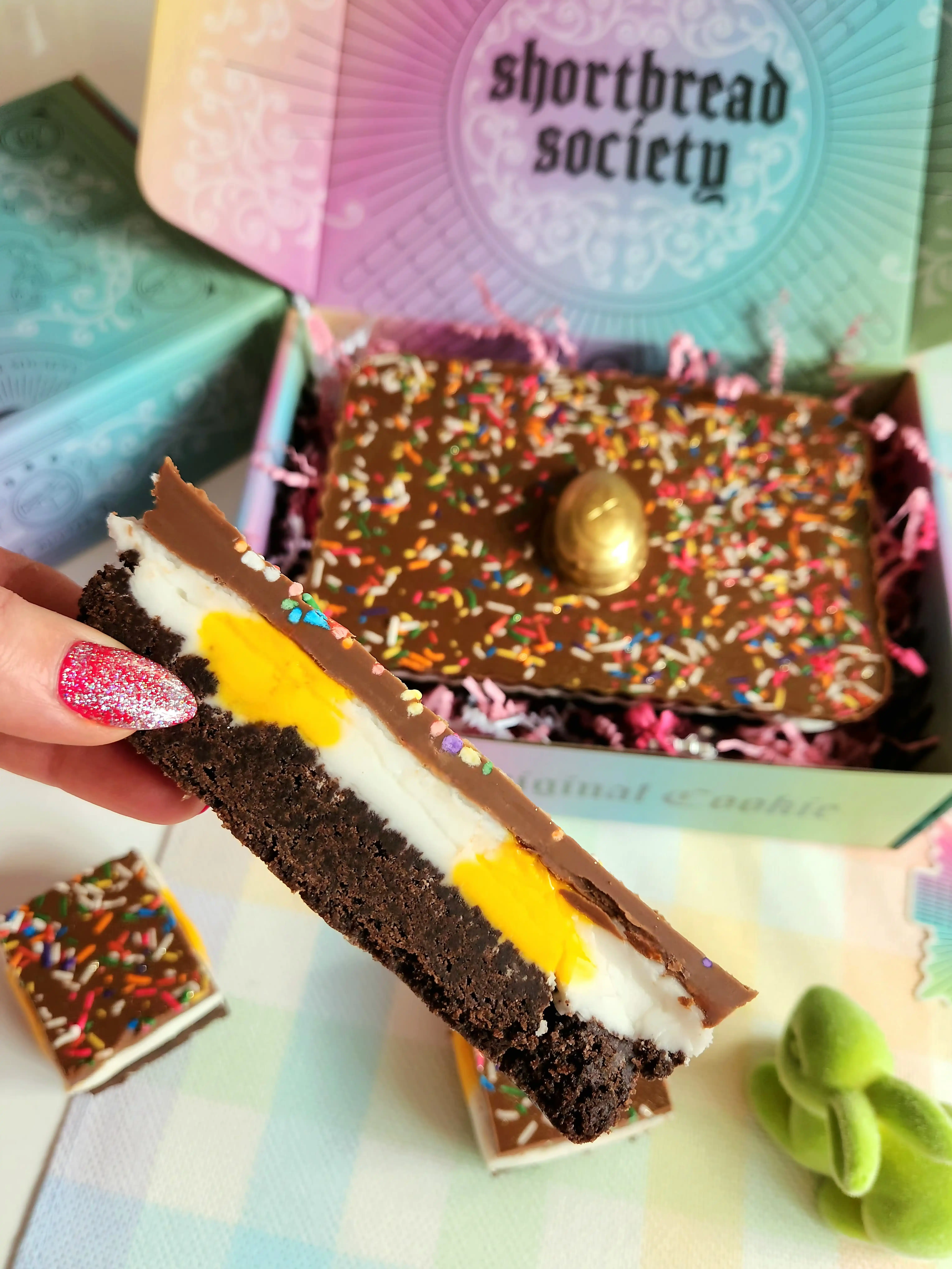 Easter Cadbury Cream Egg Shortbread Tray