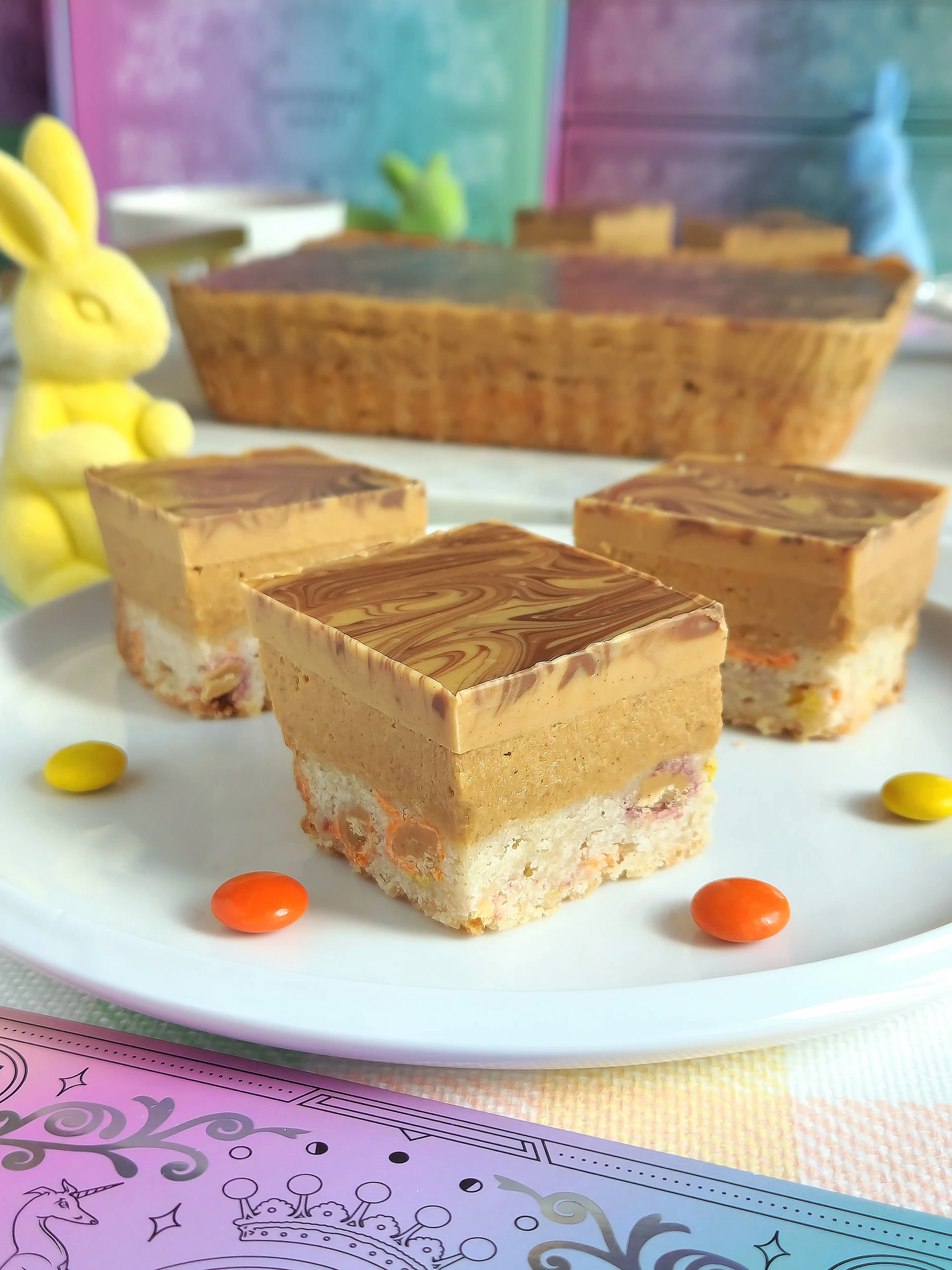Easter Peanut Butter & Reese's Pieces Shortbread Tray