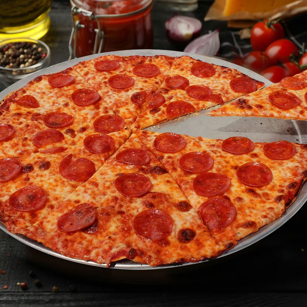 Pepperoni Thin Crust Pizza - 4 Pack