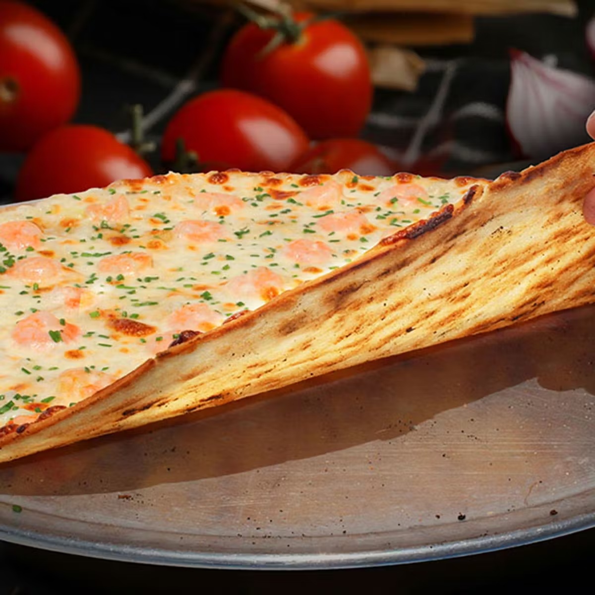 Shrimp Scampi Thin Crust Pizza - 4 Pack