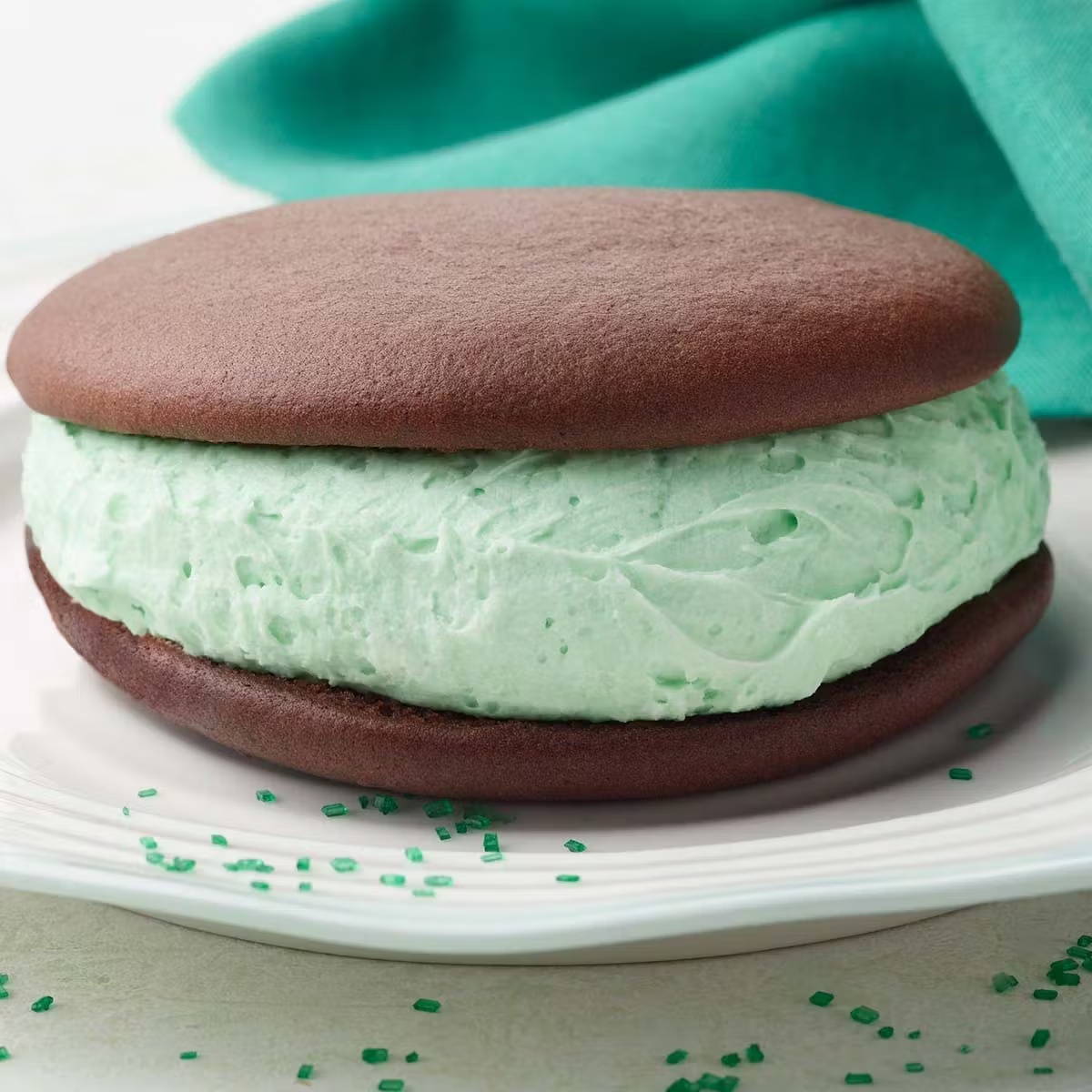 Chocolate Mint Whoopie Pies - 12 Pack