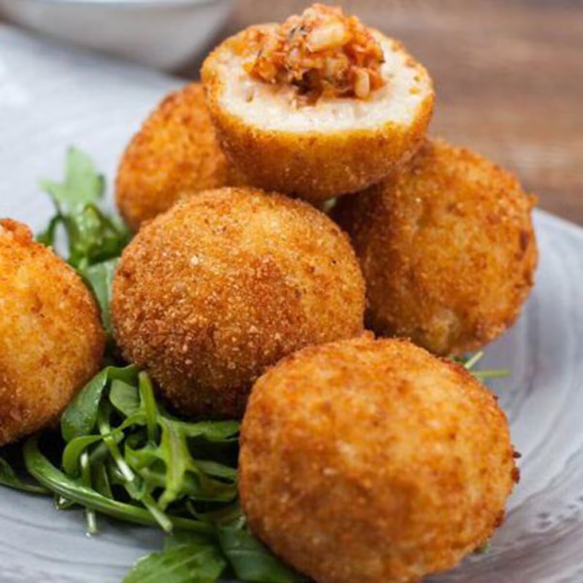 Chop Cheeseburger Rice Balls - 12 Pack