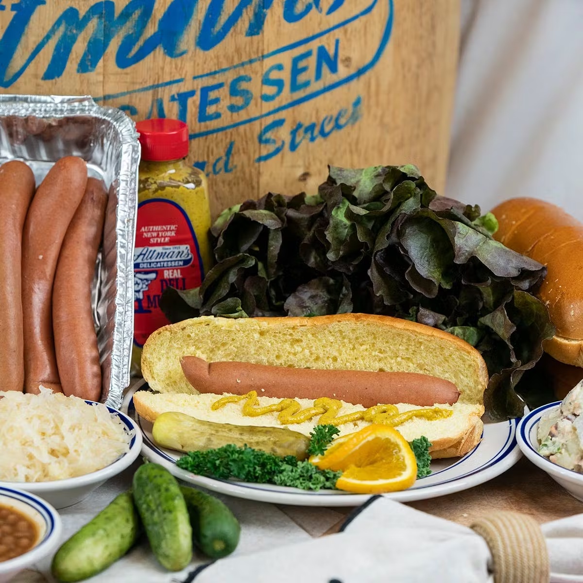 Backyard Hot Dog BBQ Kit for 12