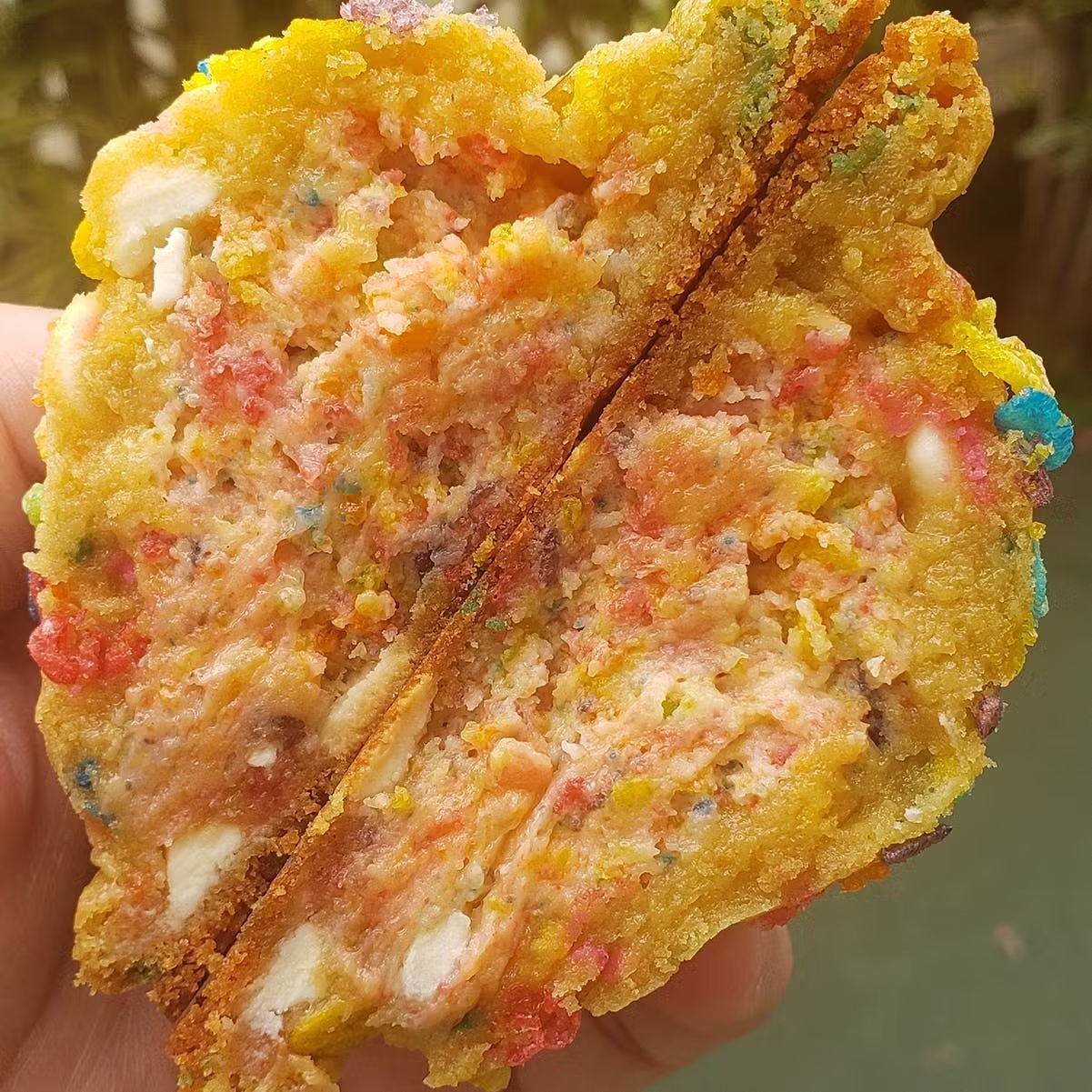 Fruity Pebbles Cheesecake Stuffed Cookie - 6 Pack