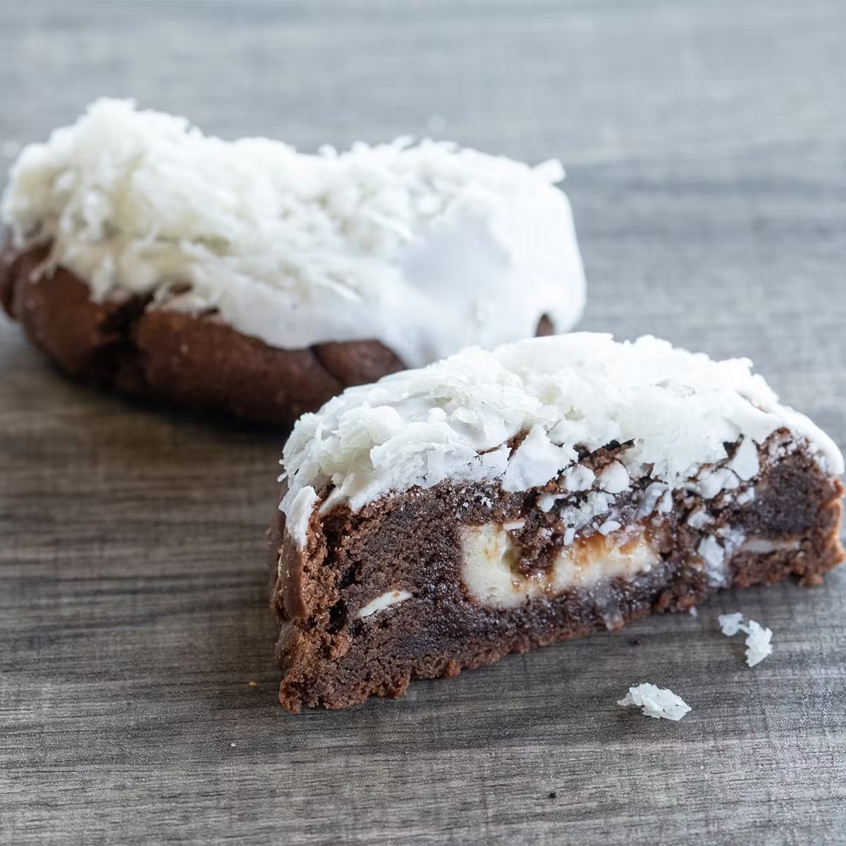 Chocolate Haupia Cheesecake Stuffed Cookie - 6 Pack