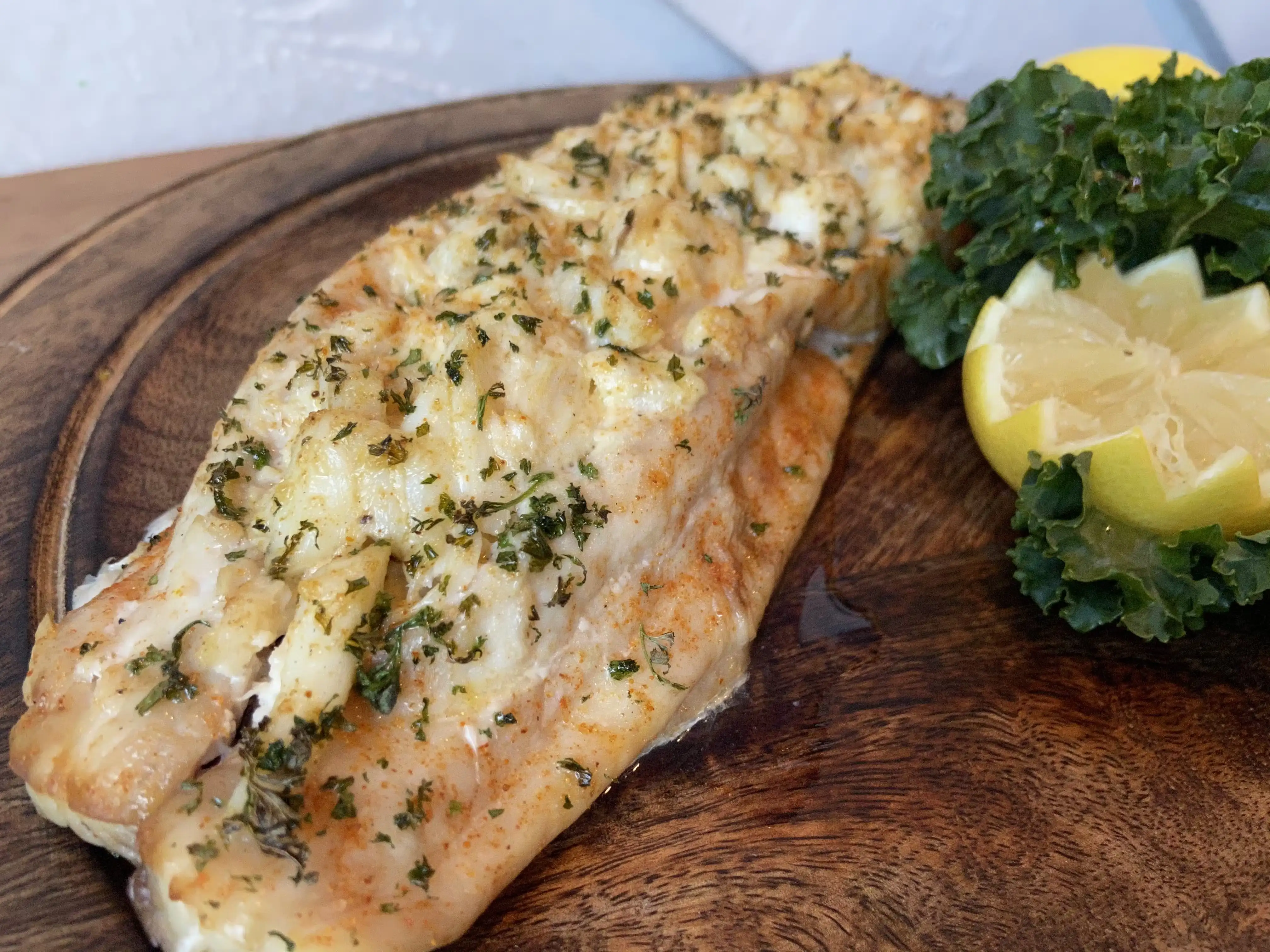 Stuffed Rockfish Fillet