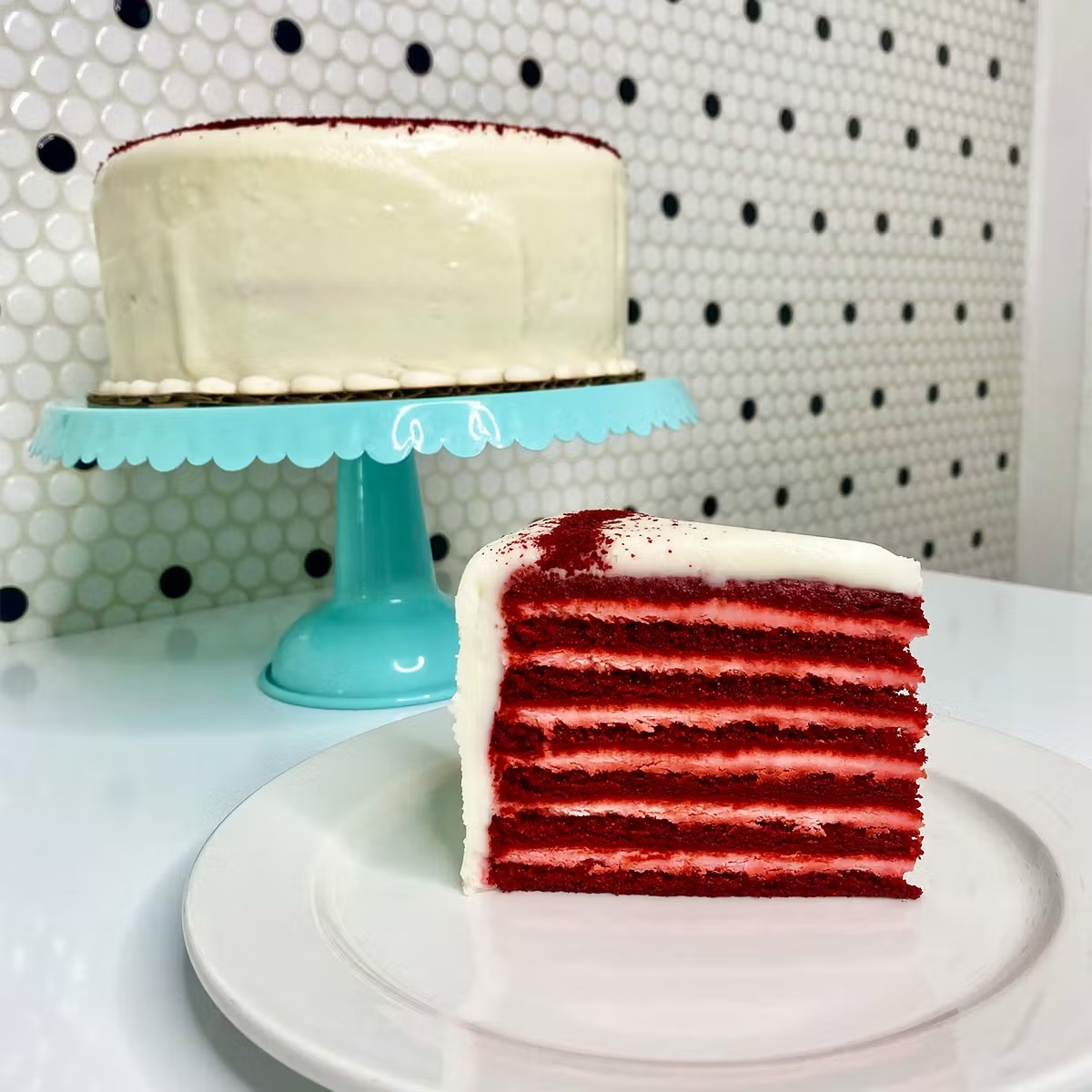 Red Velvet Doberge Cake