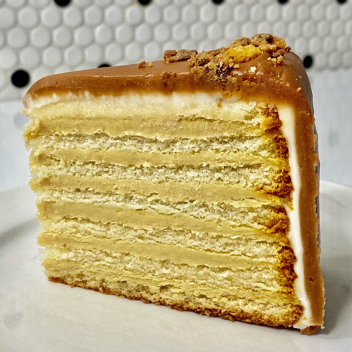 Peanut Butter Cup Doberge Cake