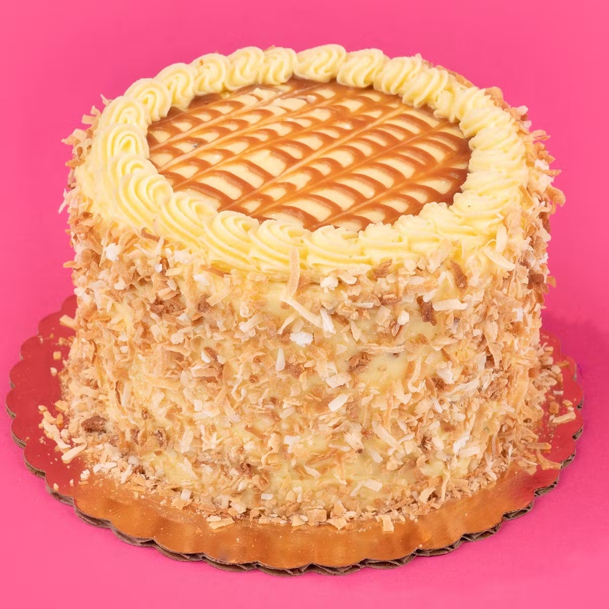 Italian Caramel Cream Cake - 6"