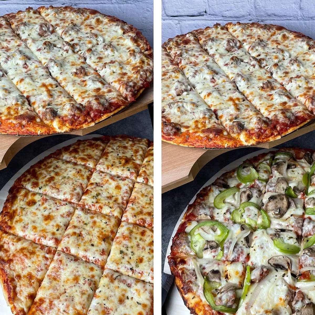 Thin Crust Pizza - Choose Your Own 4 Pack