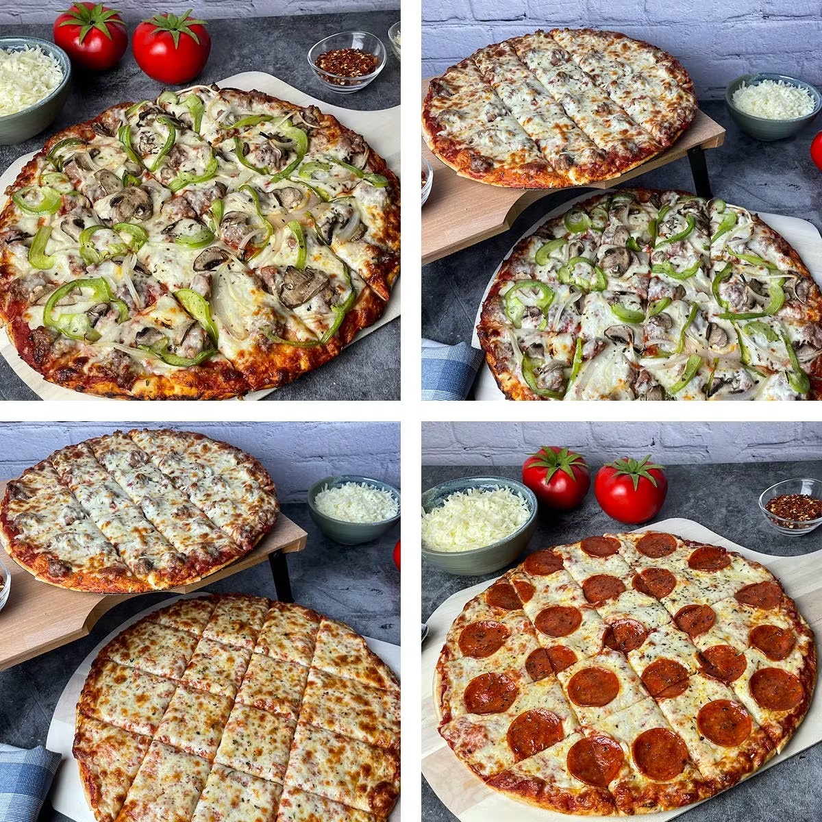 Thin Crust Pizza - Choose Your Own 6 Pack