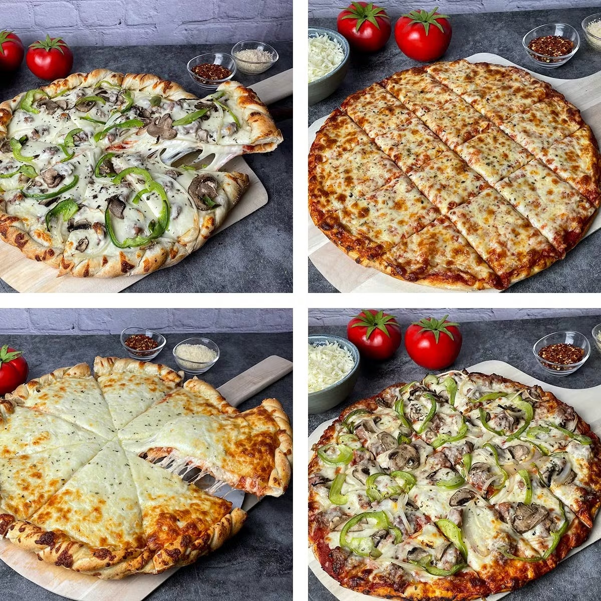 Thin Crust + Double Decker Pizza Best Seller -  4 Pack