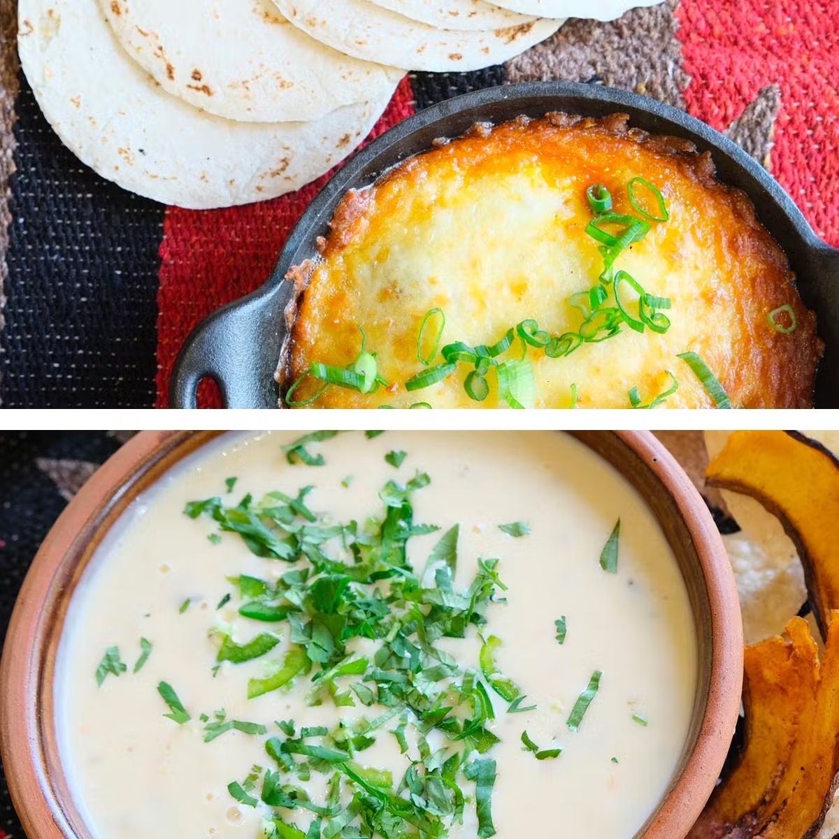 Queso Blanco Dip + Queso Fundido