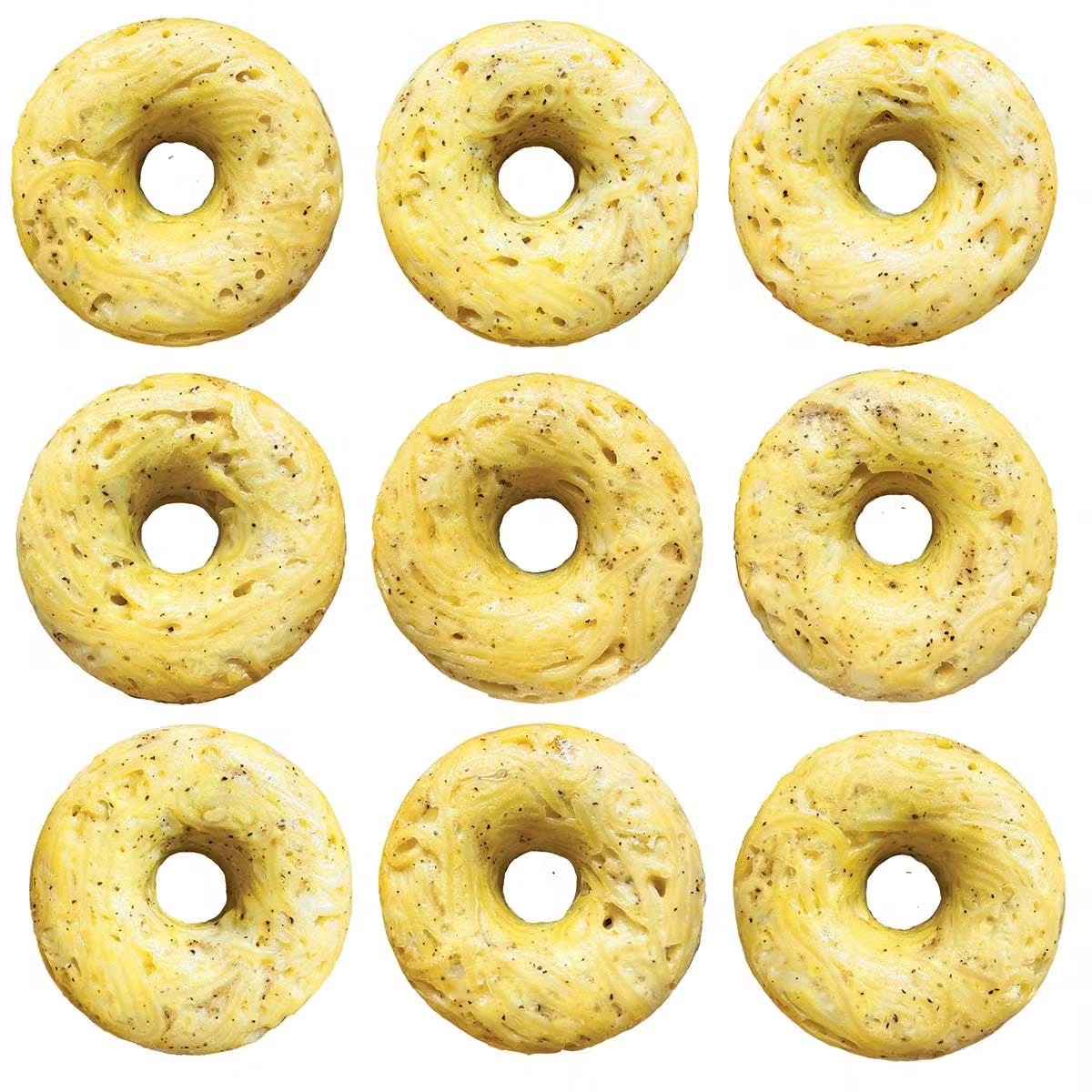 Mini Cacio e Pepe Spaghetti Donuts - 18 Pack