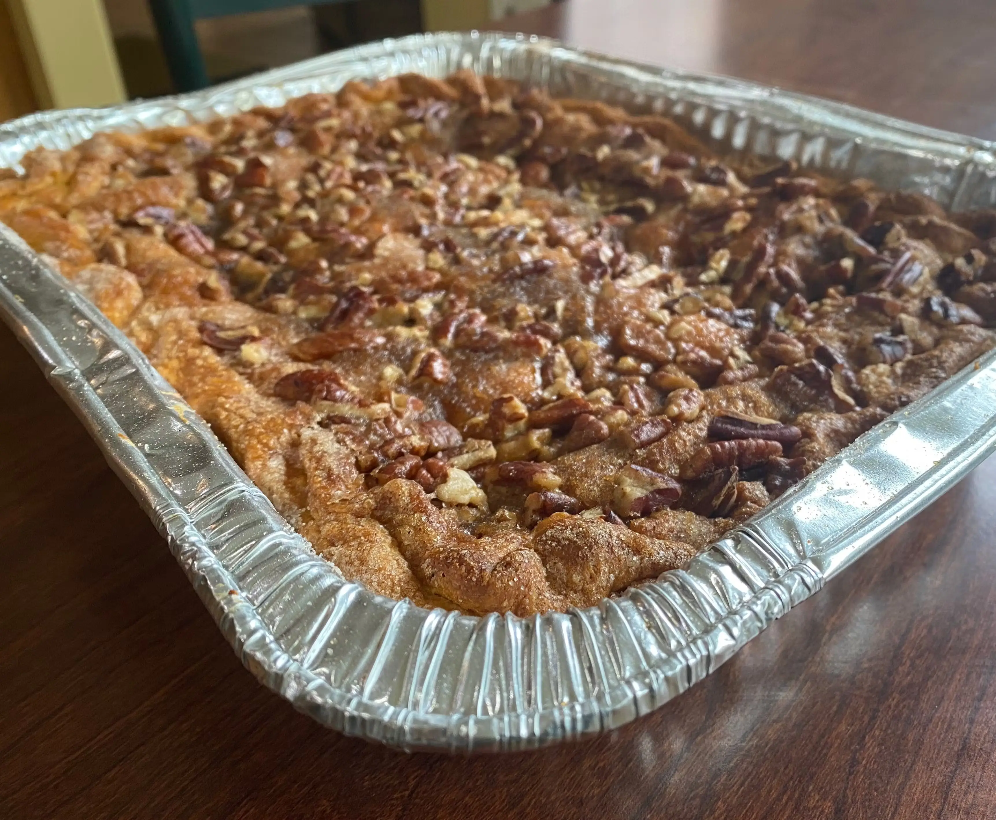 Jamaican Rum Pecan Praline Cheesecake