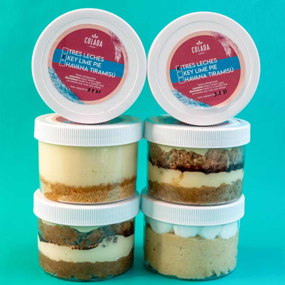 Cuban Dessert Jar Sampler - 6 Pack