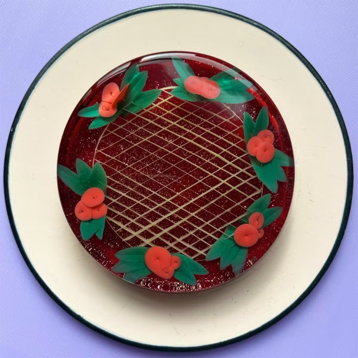Holiday Cosmo Cocktail Jelly Cake