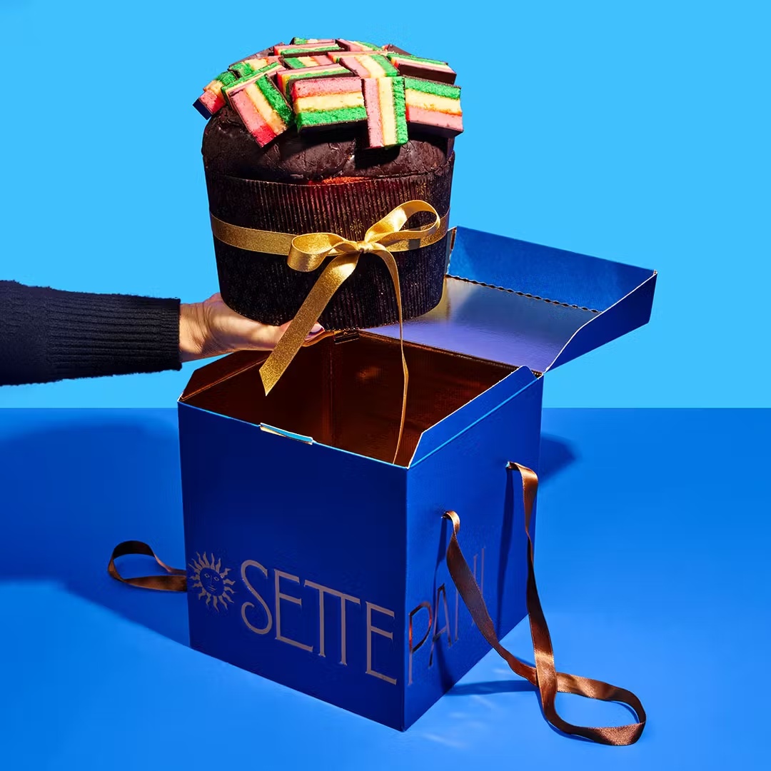 Rainbow Panettone