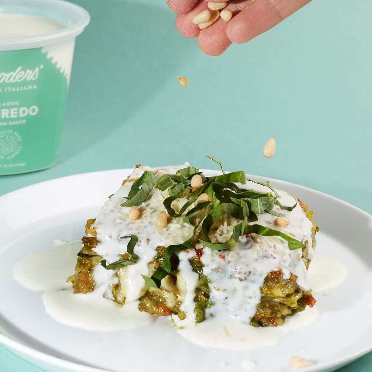 "Lasagna Pesto Genovese" Basil Pesto Lasagna for 4