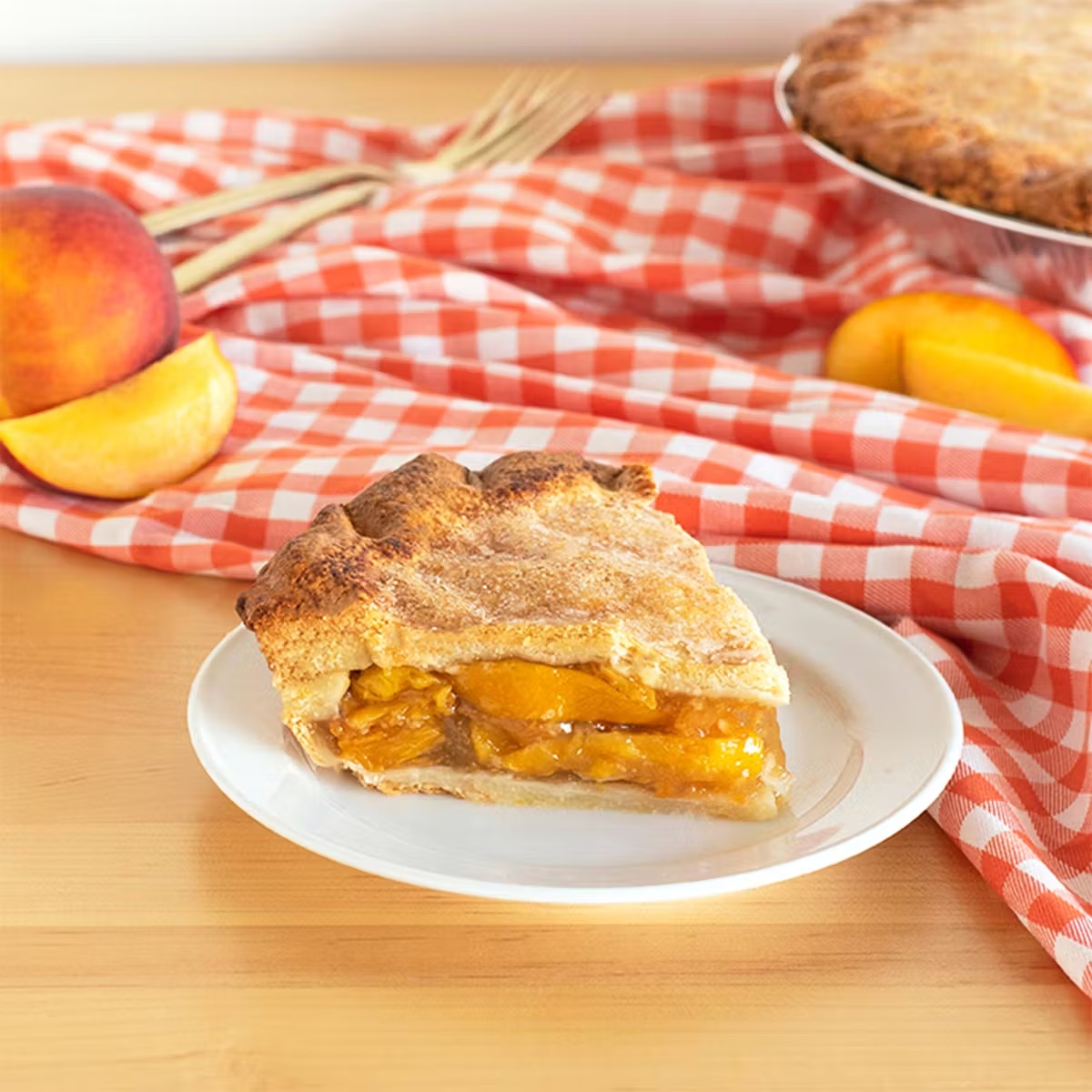 Peach Pie (Vegan)