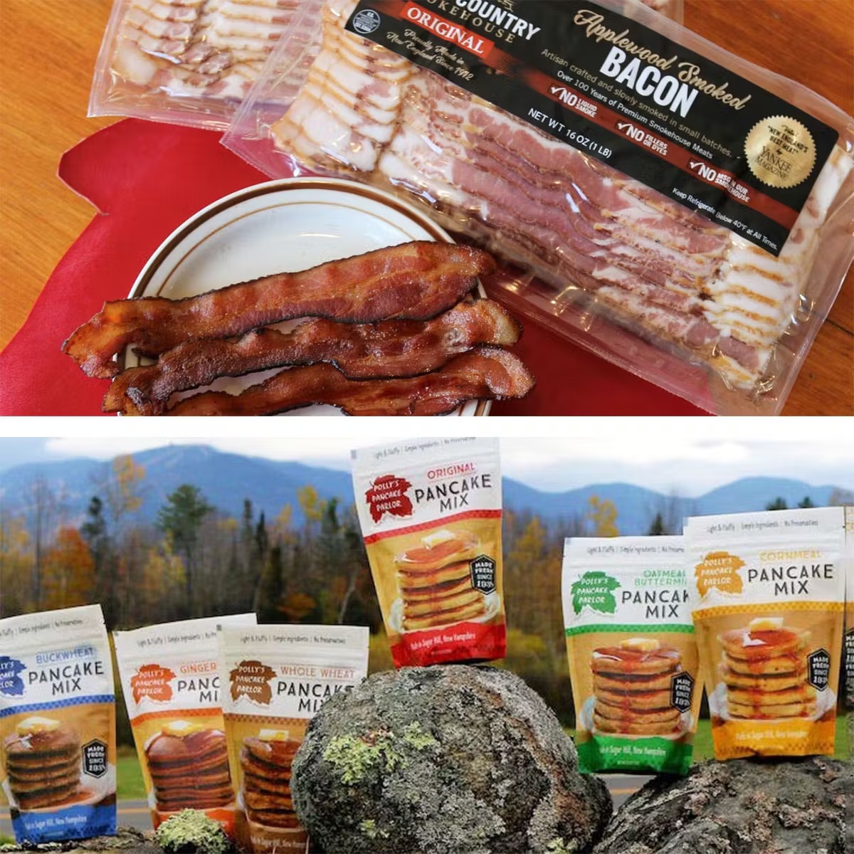 Dry Pancake Mix + Bacon for 6