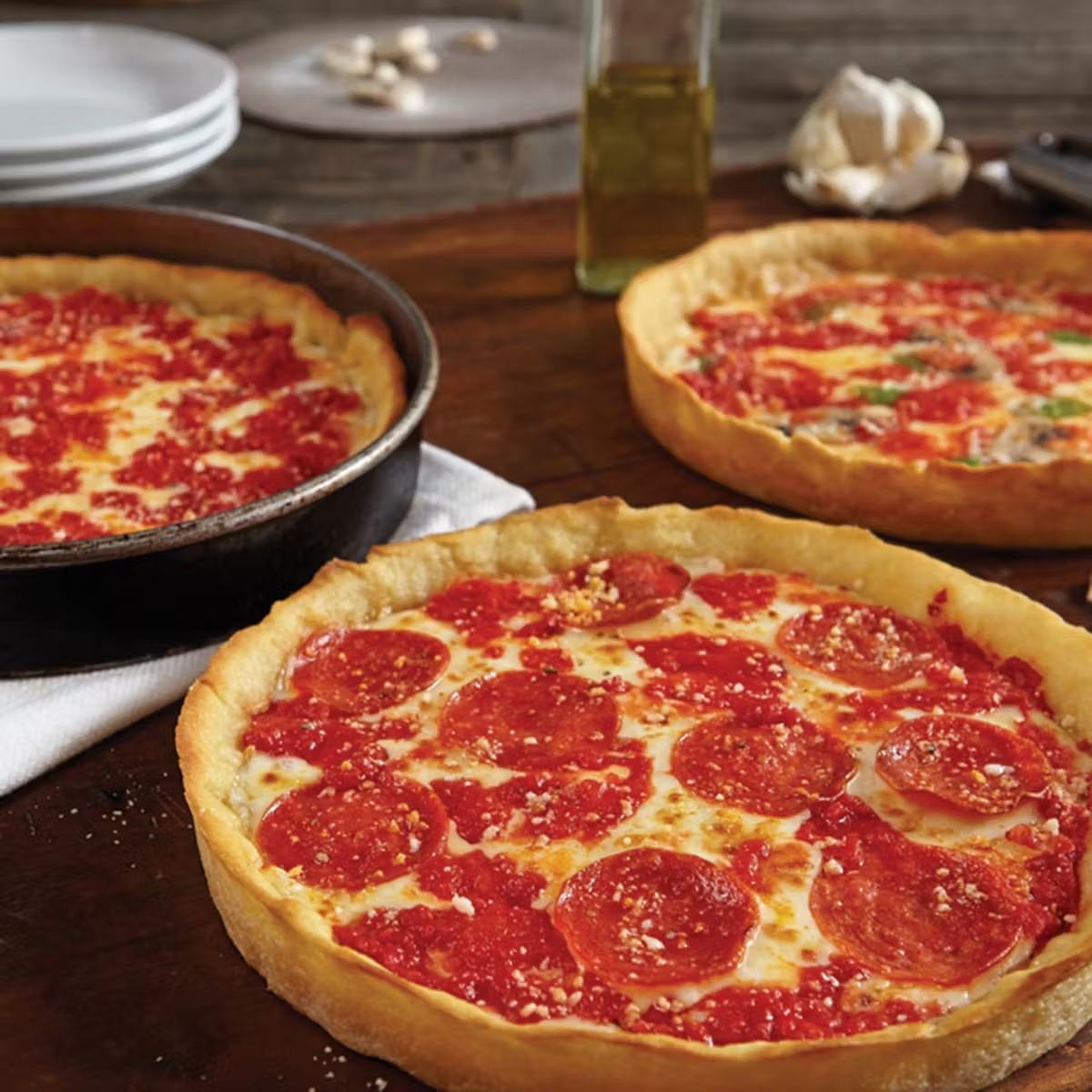 6 Lou Malnati's Deep Dish Pizzas