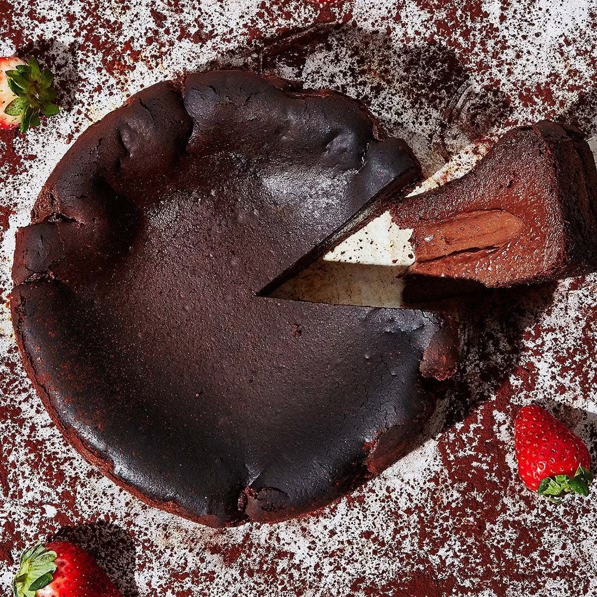 Chocolate Basque Burnt Cheesecake